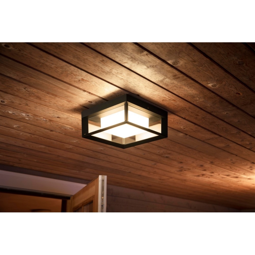 Philips - LED RGBW Dimmable outdoor wall light Hue ECONIC LED/15W/230V 2000-6500K IP44