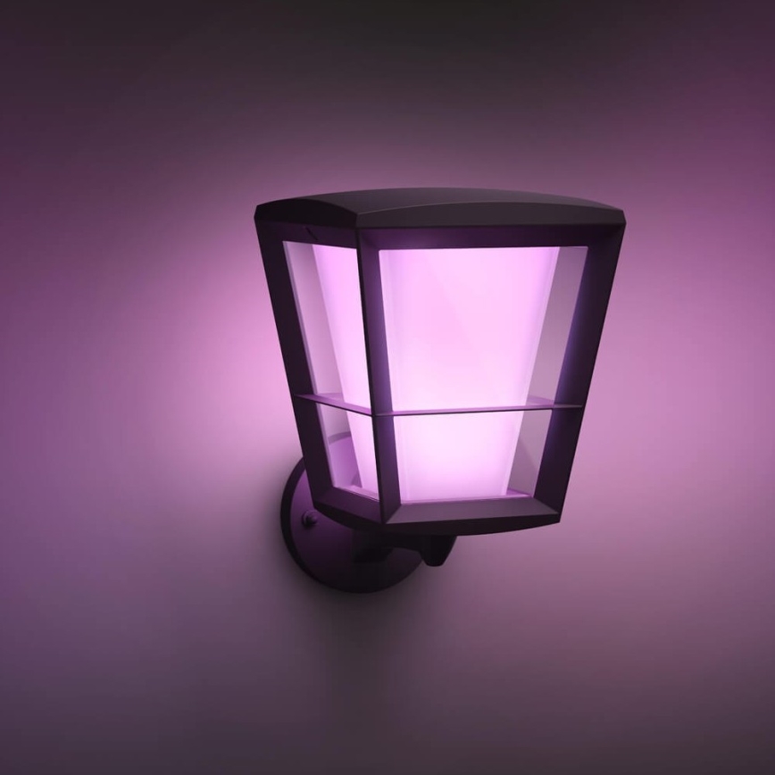 Philips - LED RGBW Dimmable outdoor wall light Hue ECONIC LED/15W/230V IP44