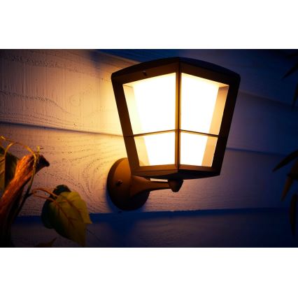 Philips - LED RGBW Dimmable outdoor wall light Hue ECONIC LED/15W/230V IP44
