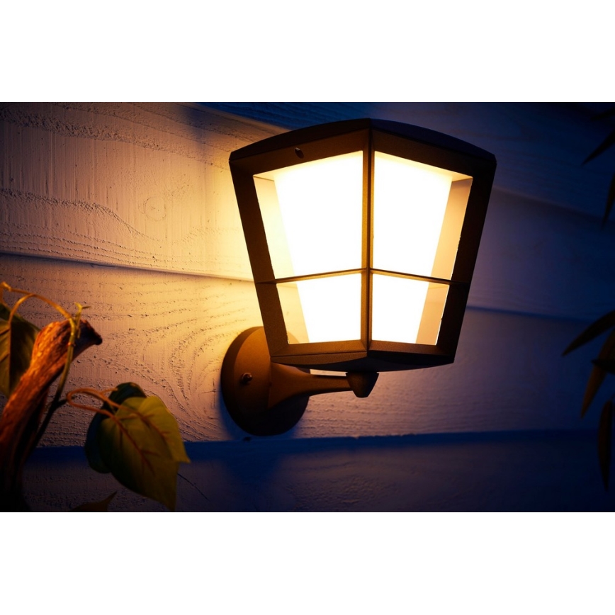 Philips - LED RGBW Dimmable outdoor wall light Hue ECONIC LED/15W/230V IP44