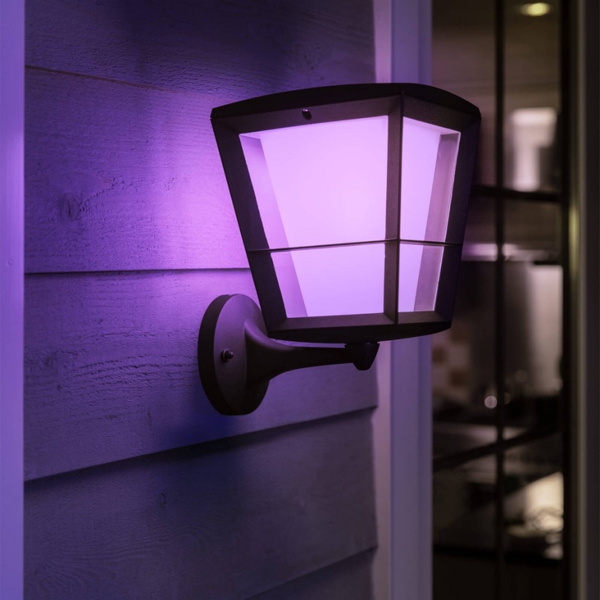 Philips - LED RGBW Dimmable outdoor wall light Hue ECONIC LED/15W/230V IP44