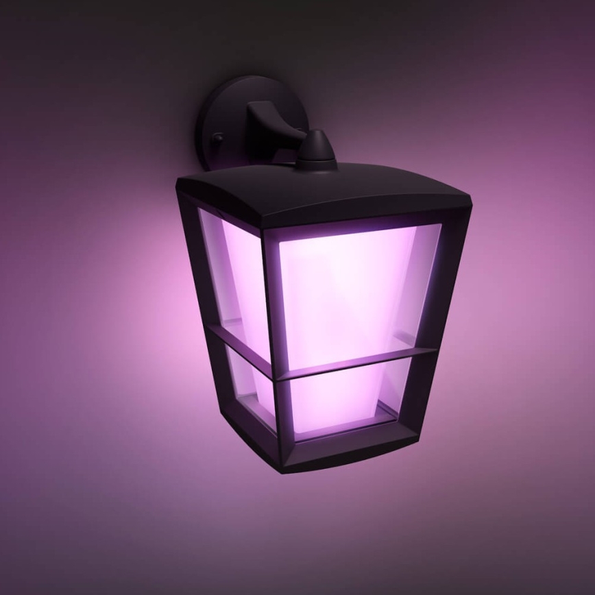 Philips - LED RGBW Dimmable outdoor wall light Hue ECONIC LED/15W/230V 2000-6500K IP44