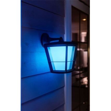 Philips - LED RGBW Dimmable outdoor wall light Hue ECONIC LED/15W/230V 2000-6500K IP44