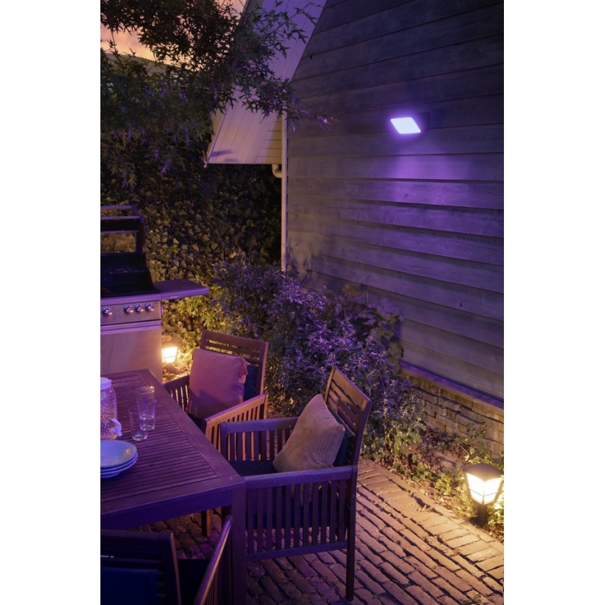 Philips 17441/30/P7 - LED RGB Outdoor lamp HUE ECONIC LED/15W/230V IP44