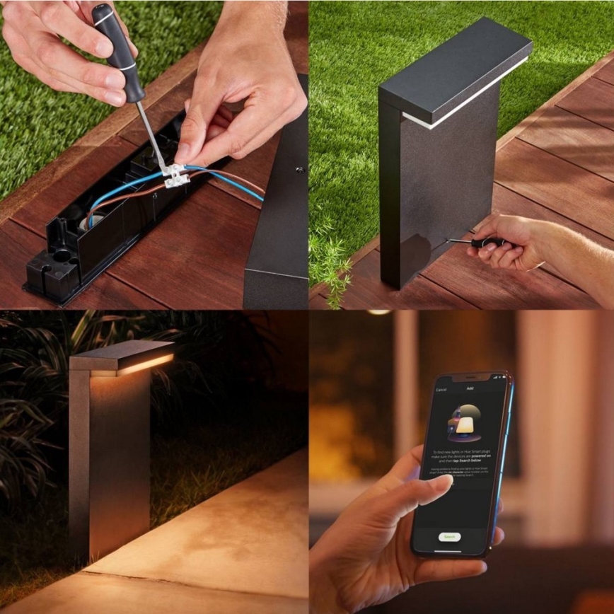 Philips - LED RGBW Dimmable outdoor lamp Hue NYRO LED/13,5W/230V 2000-6500K IP44