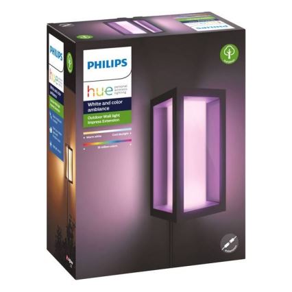 Philips - LED RGBW Dimmable outdoor wall light Hue IMPRESS 2xLED/8W/24V 2000-6500K IP44