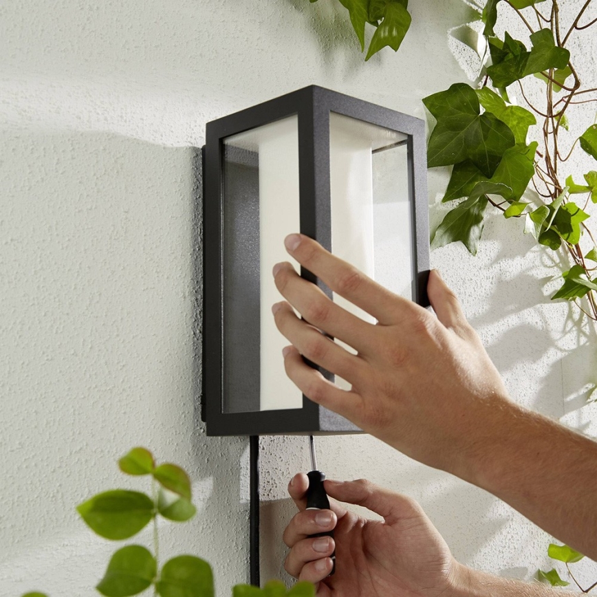 Philips - LED RGBW Dimmable outdoor wall light Hue IMPRESS 2xLED/8W/24V 2000-6500K IP44