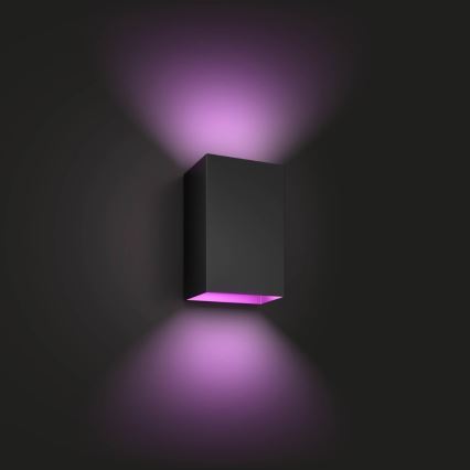 Philips - LED RGBW Dimmable outdoor wall light Hue RESONATE 2xLED/8W/230V 2000-6500K IP44