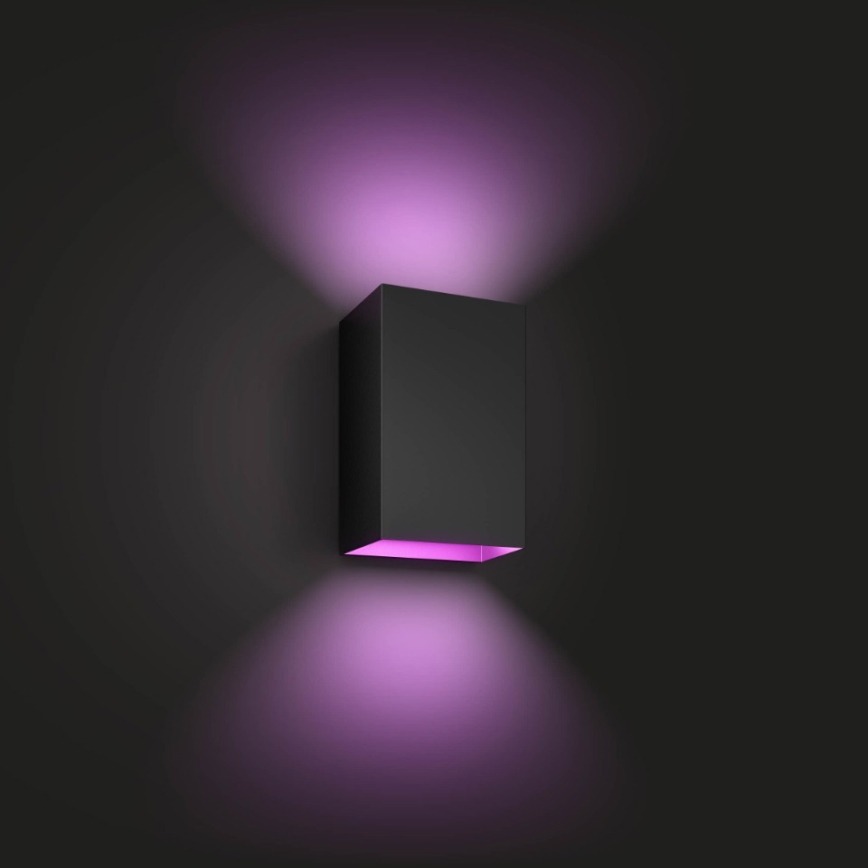 Philips - LED RGBW Dimmable outdoor wall light Hue RESONATE 2xLED/8W/230V 2000-6500K IP44