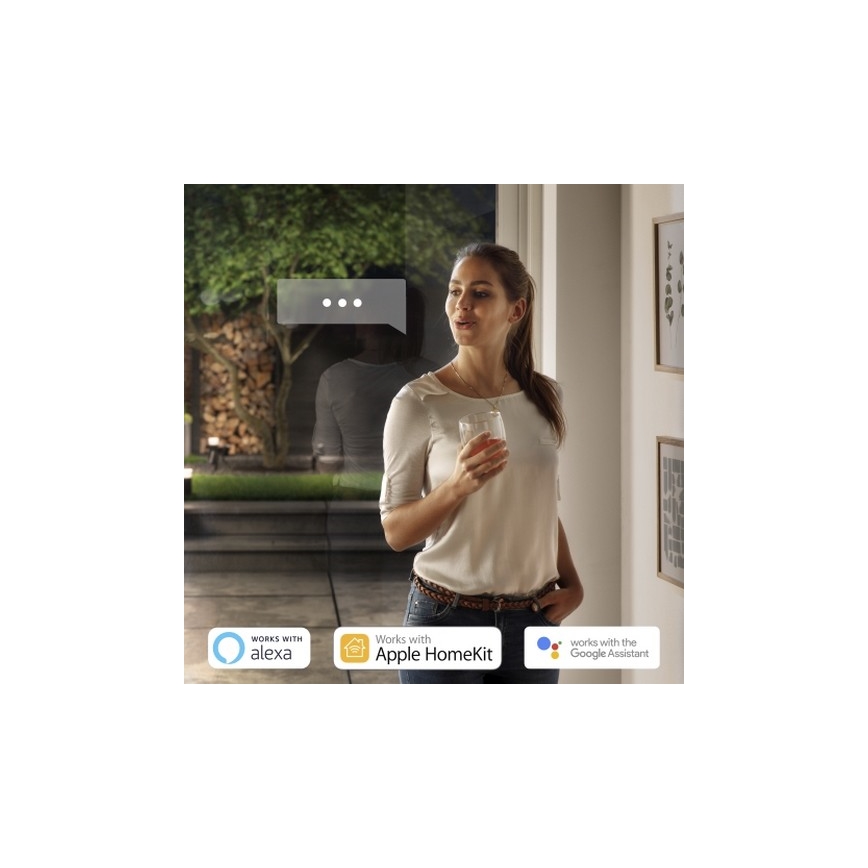 Philips - LED RGBW Dimmable outdoor wall light Hue RESONATE 2xLED/8W/230V 2000-6500K IP44