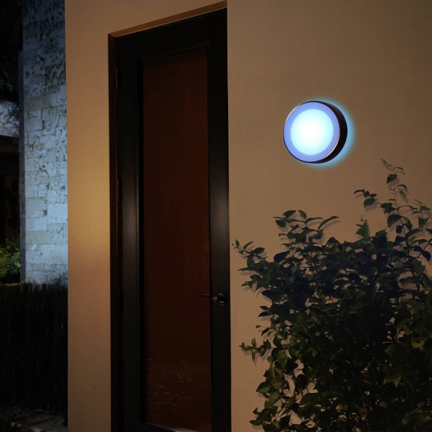 LED RGBW Dimmable outdoor wall light Hue DAYLO LED/15W/230V 2000-6500K IP44