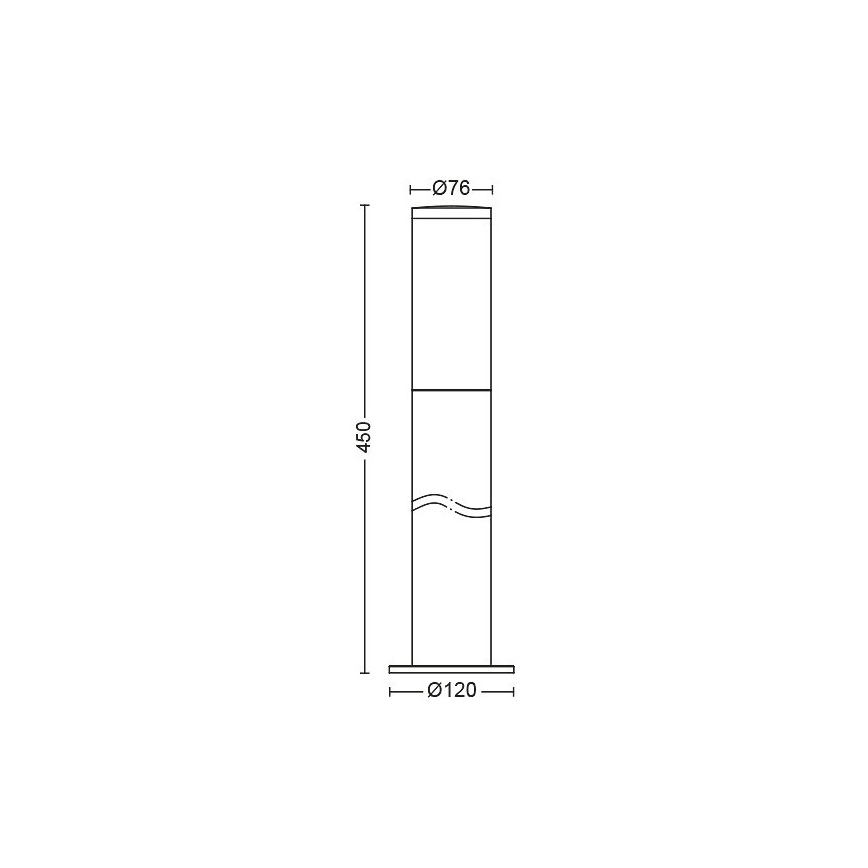 Philips - Outdoor lamp 1xE27/20W/230V IP44 45 cm