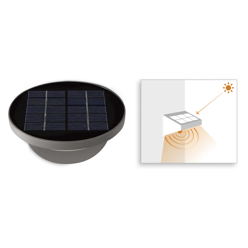 Philips 17808/87/16 - LED solar light with a sensor MYGARDEN DUSK 1xLED/1W/3.7V