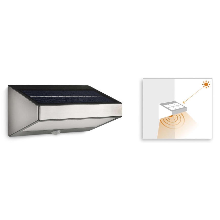 Philips 17811/47/16 - Solar LED light with a sensor MYGARDEN GREENHOUSE LED/15W IP44