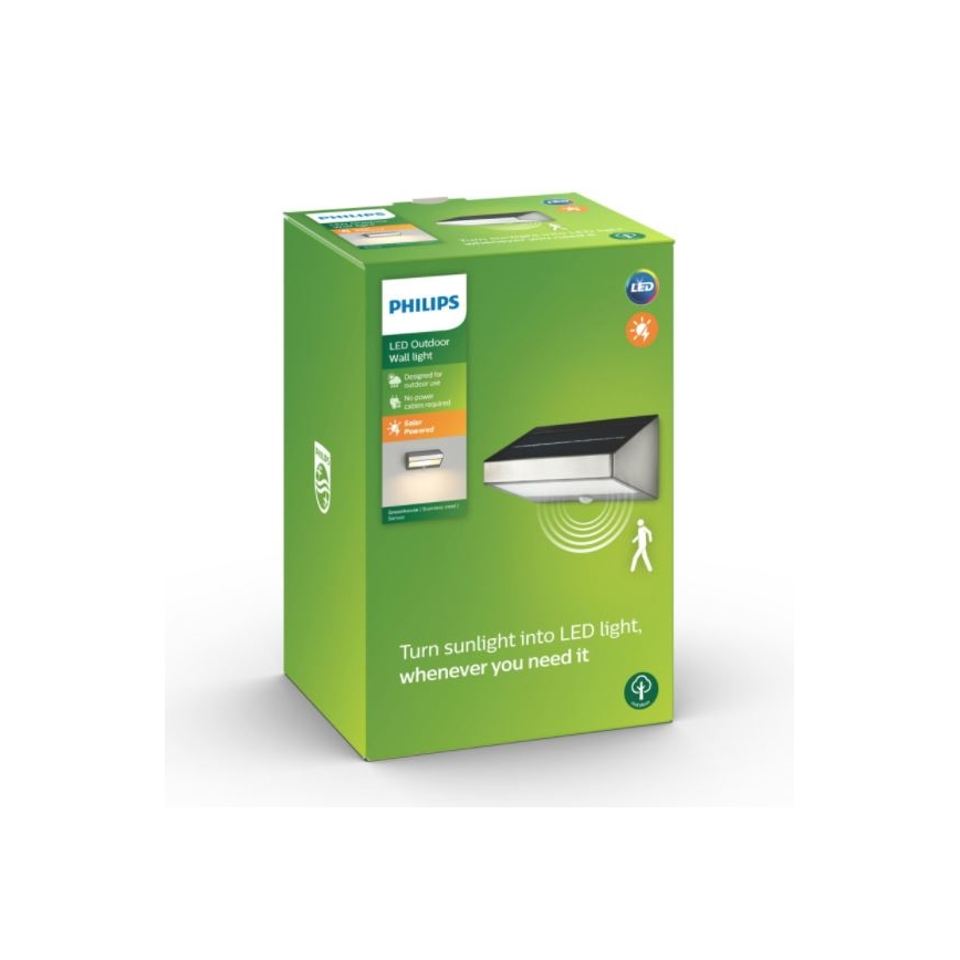 Philips 17811/47/16 - Solar LED light with a sensor MYGARDEN GREENHOUSE LED/15W IP44