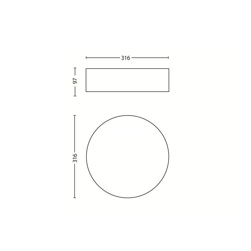 Philips - Ceiling light 2xE27/23W/230V