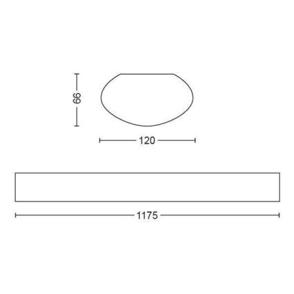 Philips 31247/31/P0 - LED Technical fluorescent light AQUALINE LED/50W/230V IP65