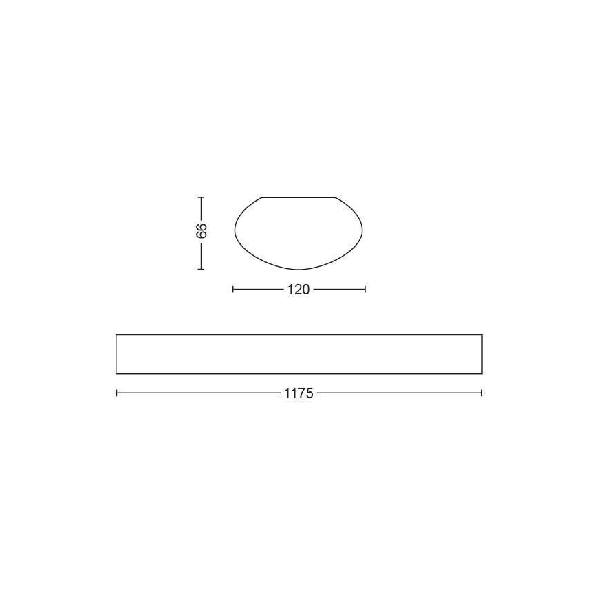 Philips 31247/31/P0 - LED Technical fluorescent light AQUALINE LED/50W/230V IP65