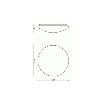 Philips - LED ceiling light LED/36W/230V