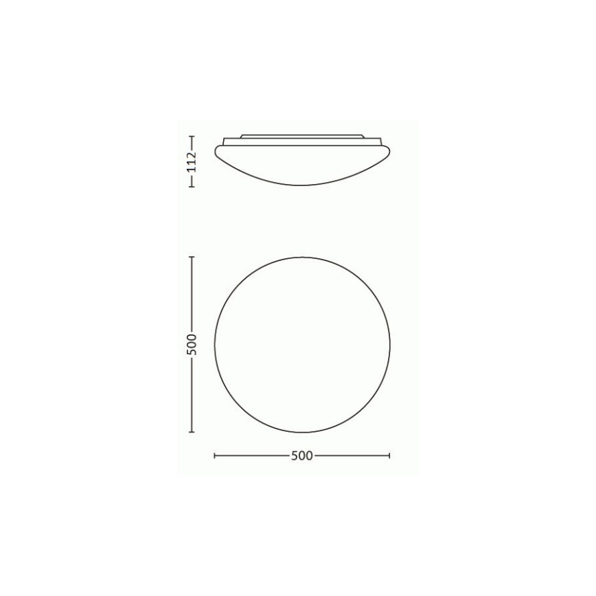 Philips - LED ceiling light LED/36W/230V
