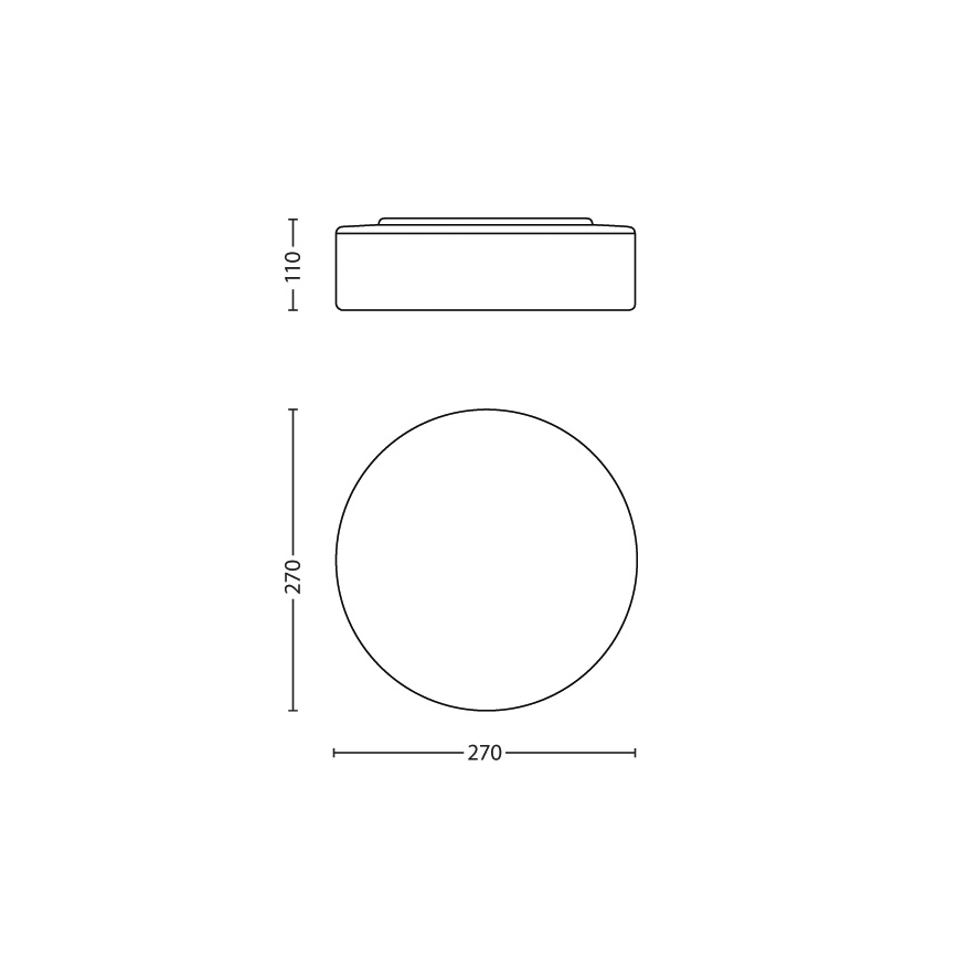 Philips 32081/31/16 - Bathroom light MYBATHROOM POOL 1xE27/20W/230V IP44