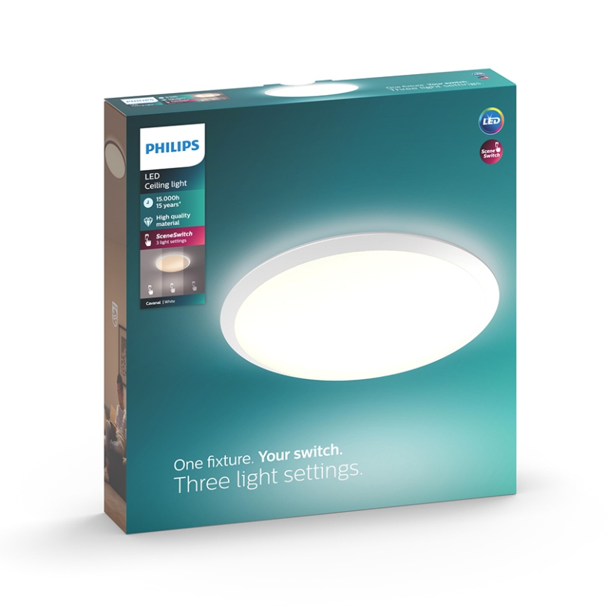 Philips 32809/31/P0 - LED Dimming ceiling light CANAVAL LED/18W/230V