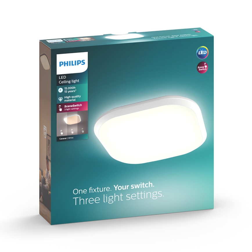 Philips 32810/31/P0 - LED Dimming ceiling light  CANAVAL LED/18W/230V