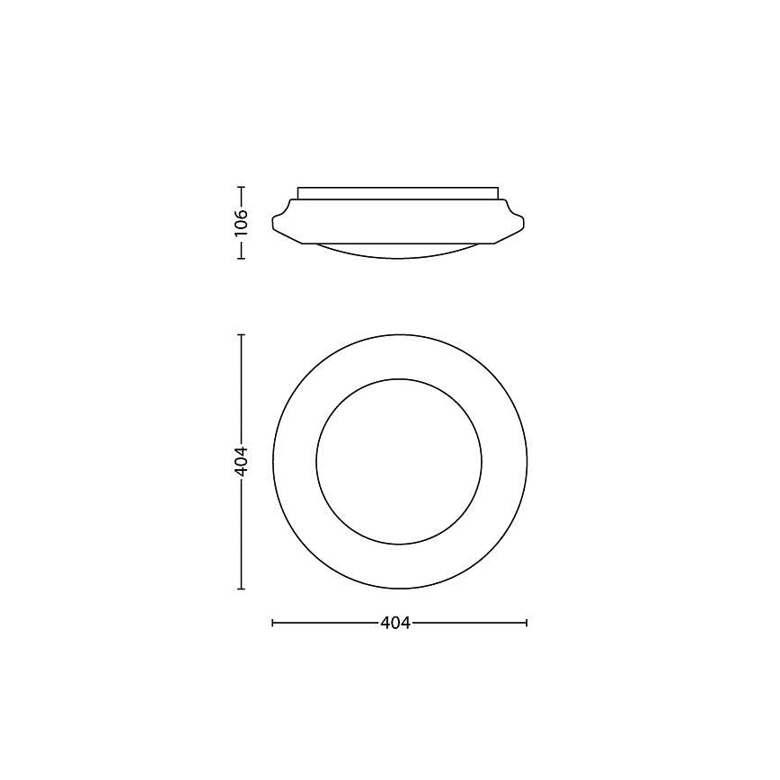 Philips - LED Ceiling light LED/22W/230V 2700K