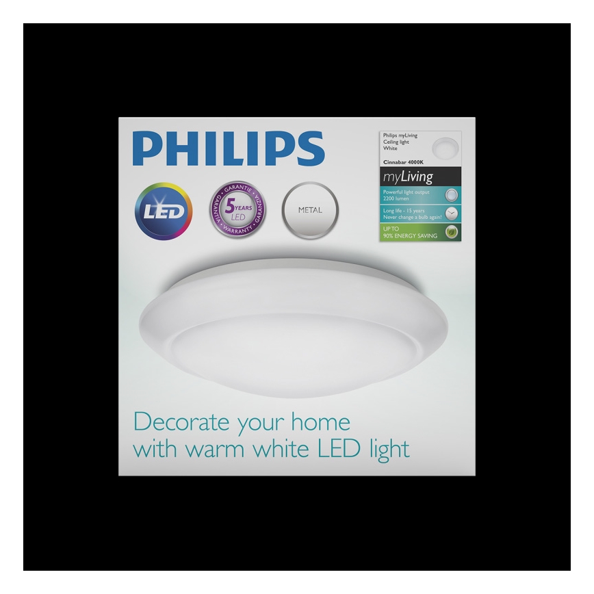 Philips - LED Ceiling light LED/22W/230V 4000K