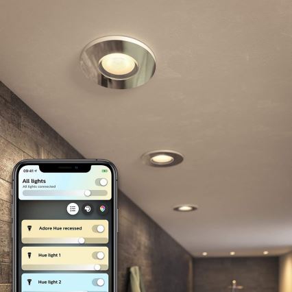 Philips - LED Dimmable bathroom light Hue ADORE 1xGU10/5W/230V IP44