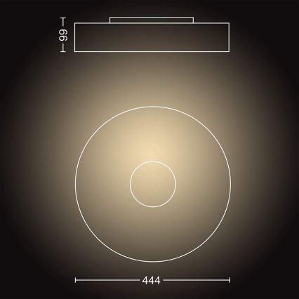 Philips - LED Dimmable light Hue FAIR LED/33,5W/230V + remote control