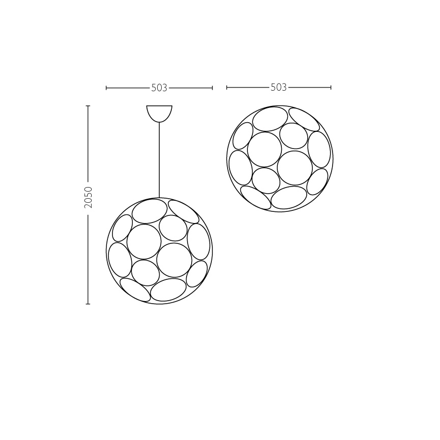 Philips - Ceiling pendant light E27/60W/230V