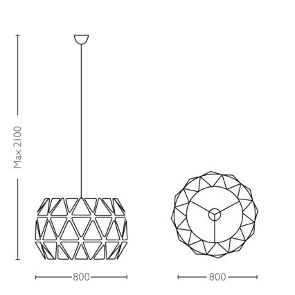 Philips - Ceiling pendant light E27/60W/230V