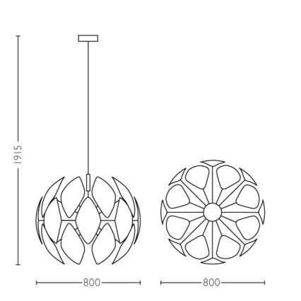 Philips - Ceiling pendant light E27/60W/230V