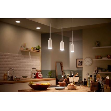 Philips - LED Dimmable chandelier on a string Hue DEVOTE 1xE27/9,5W/230V