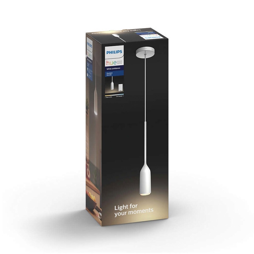 Philips - LED Dimmable chandelier on a string Hue DEVOTE 1xE27/9,5W/230V