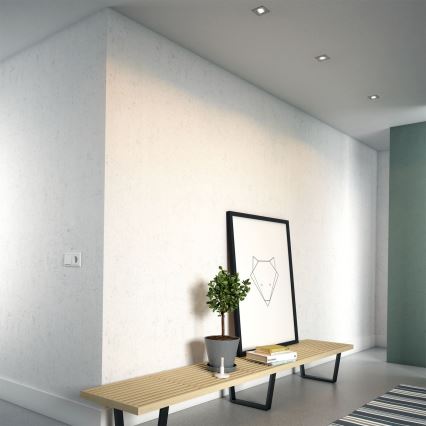 Philips 50123/87/P0 - PACK 3x LED Dimmable recessed light CASEMENT LED/4,5W/230V