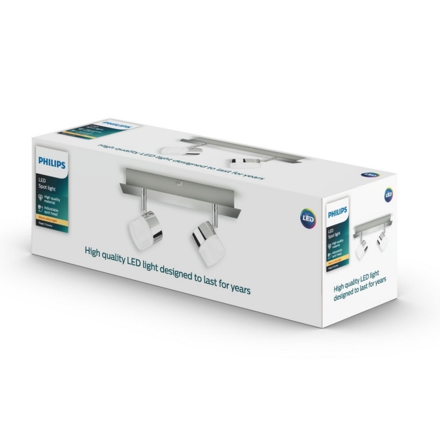 Philips 50147/11/P1 - LED spotlight FLOAT 2xLED/4,5W/230V