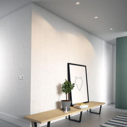 Philips - Set of 3 recessed ceiling lights 1xGU10/5,5W/230V