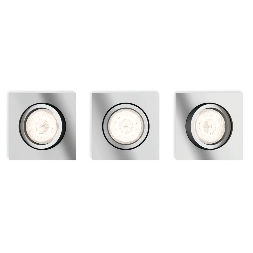 Philips  50393/11/P0 - SET 3x LED Dimming suspended ceiling light SHELLBARK LED/4,5W/230V