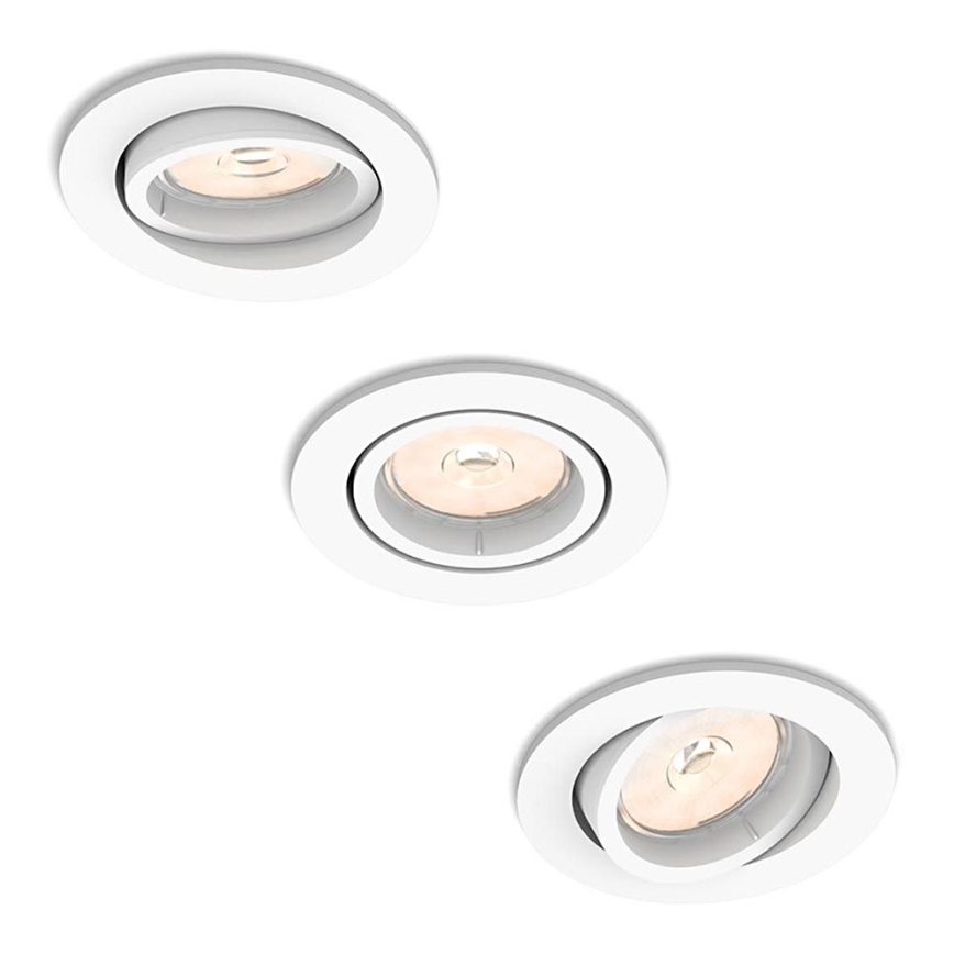 Philips 50393/31/PN - SET 3x suspended ceiling light DONEGAL 3xGU10/5.5W/230V