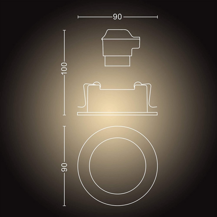 Philips - LED Dimmable light Hue 1xGU10/5W/230V