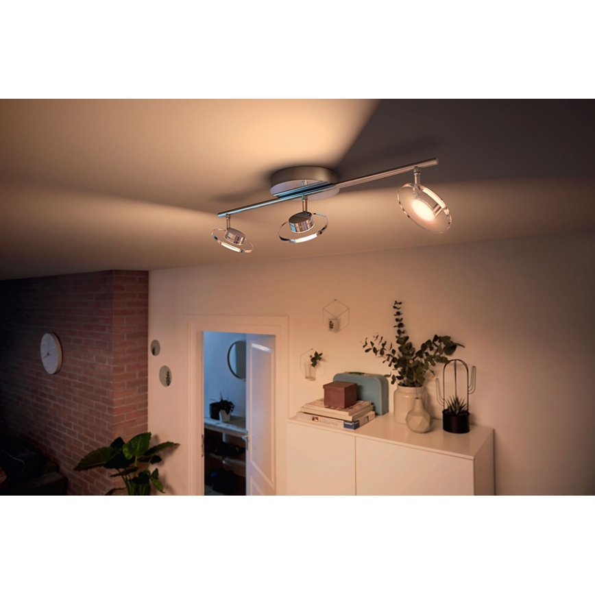 Philips - LED Dimmable spotlight 3xLED/4,5W/230V