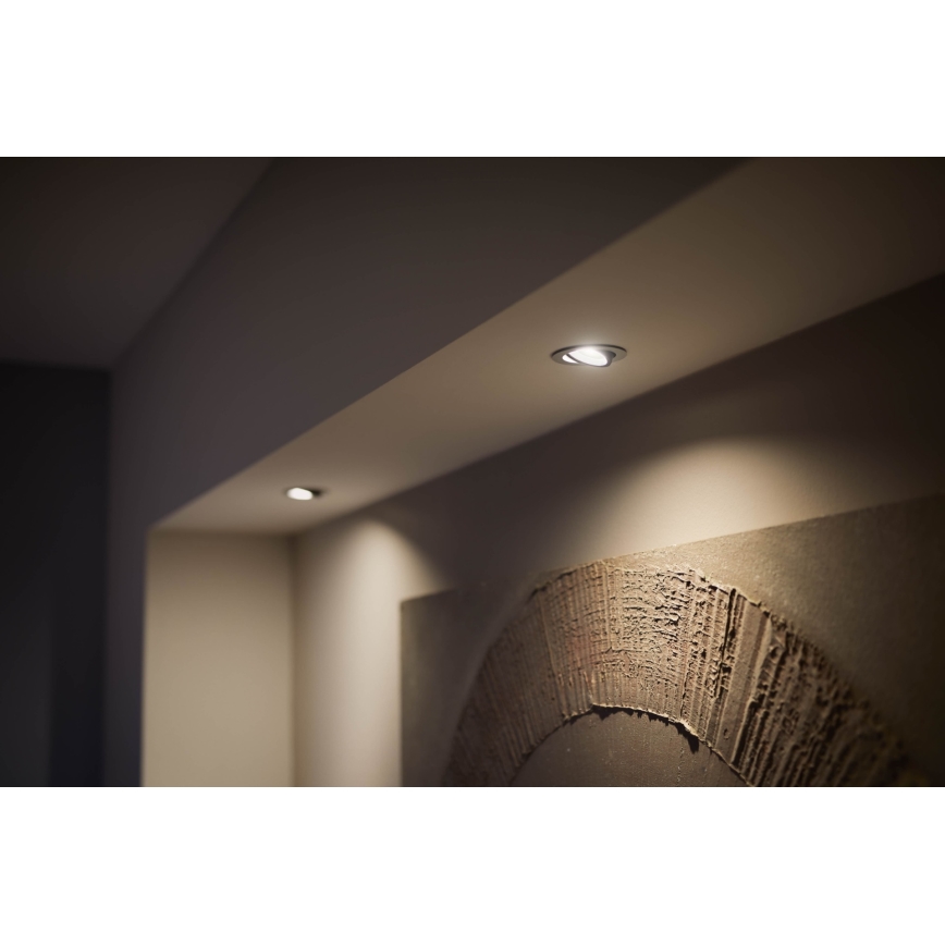 Philips 50451/48/P7 - LED RGB Recessed light HUE CENTURA 1xGU10/5,7W/230V