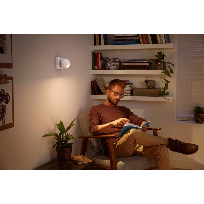 Philips - LED Dimmable spotlight Hue BUCKRAM 1xGU10/5W/230V + remote control