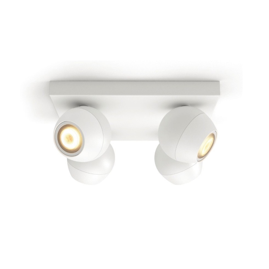 Philips - LED Dimmable spotlight Hue BUCKRAM 4xGU10/5W/230V + remote control