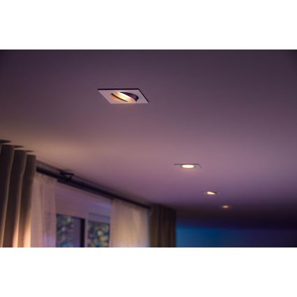 Philips 50551/31/P7 - LED RGB Recessed light HUE CENTURA 1xGU10/5,7W/230/24V