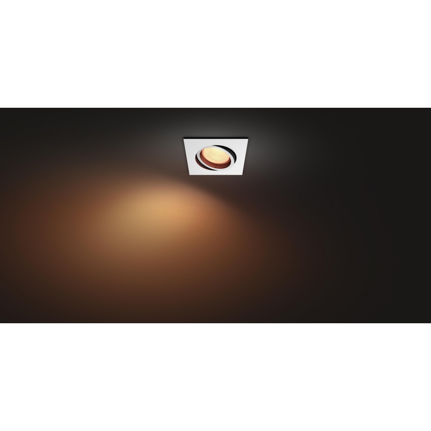 Philips 50551/31/P7 - LED RGB Recessed light HUE CENTURA 1xGU10/5,7W/230/24V