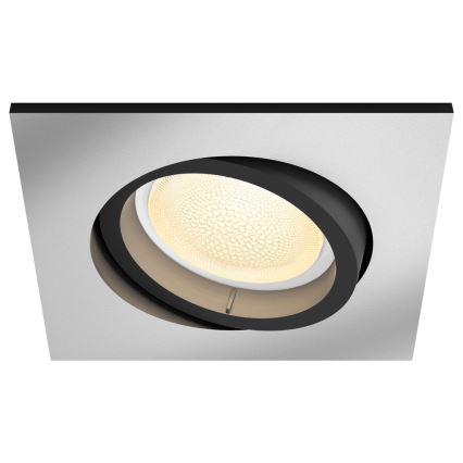 Philips 50551/48/P7 - LED RGB Recessed light HUE CENTURA 1xGU10/5,7W/230/24V