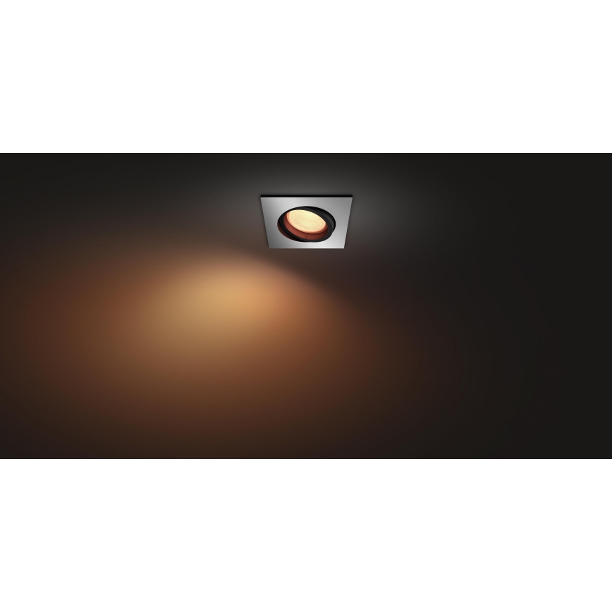 Philips 50551/48/P7 - LED RGB Recessed light HUE CENTURA 1xGU10/5,7W/230/24V